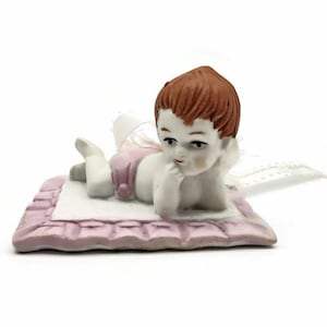 Vintage Precious Moments Figurine &quot;Happy Christening Ashley Marls 3-21-1992&quot;
