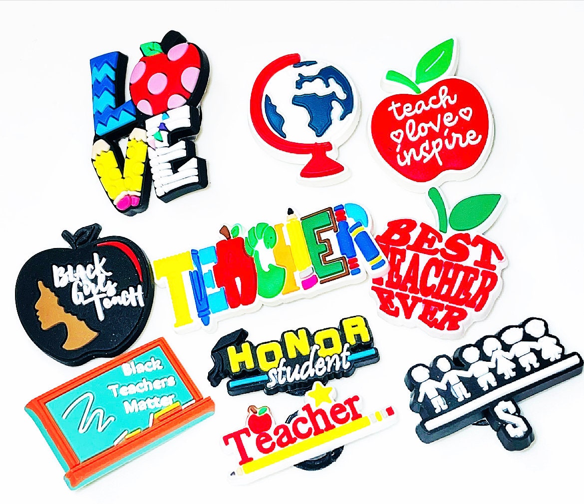 Teacher Shoe Charms