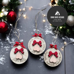 Divertido adorno navideño para adultos - Archivo láser SVG SCORE