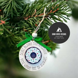 funny christmas ornament adult laser SVG file SCORE