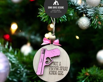 Funny  Christmas Ornament Laser File SVG SCORE