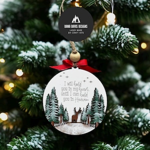 Adorno navideño conmemorativo en formato SVG, archivo láser SCORE