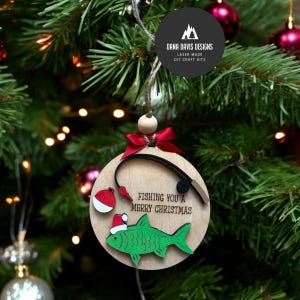 buck with fishing pole christmas ornaments Deer Hunting / Hunting Ornament : Home & Kitchen Perfect for friends and relatives who love to fish or collect unique Santa decorations. Hooked on Santa Ornament -