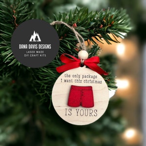 Décoration de Noël drôle pour adulte Décoration de Noël au laser SCORE SVG