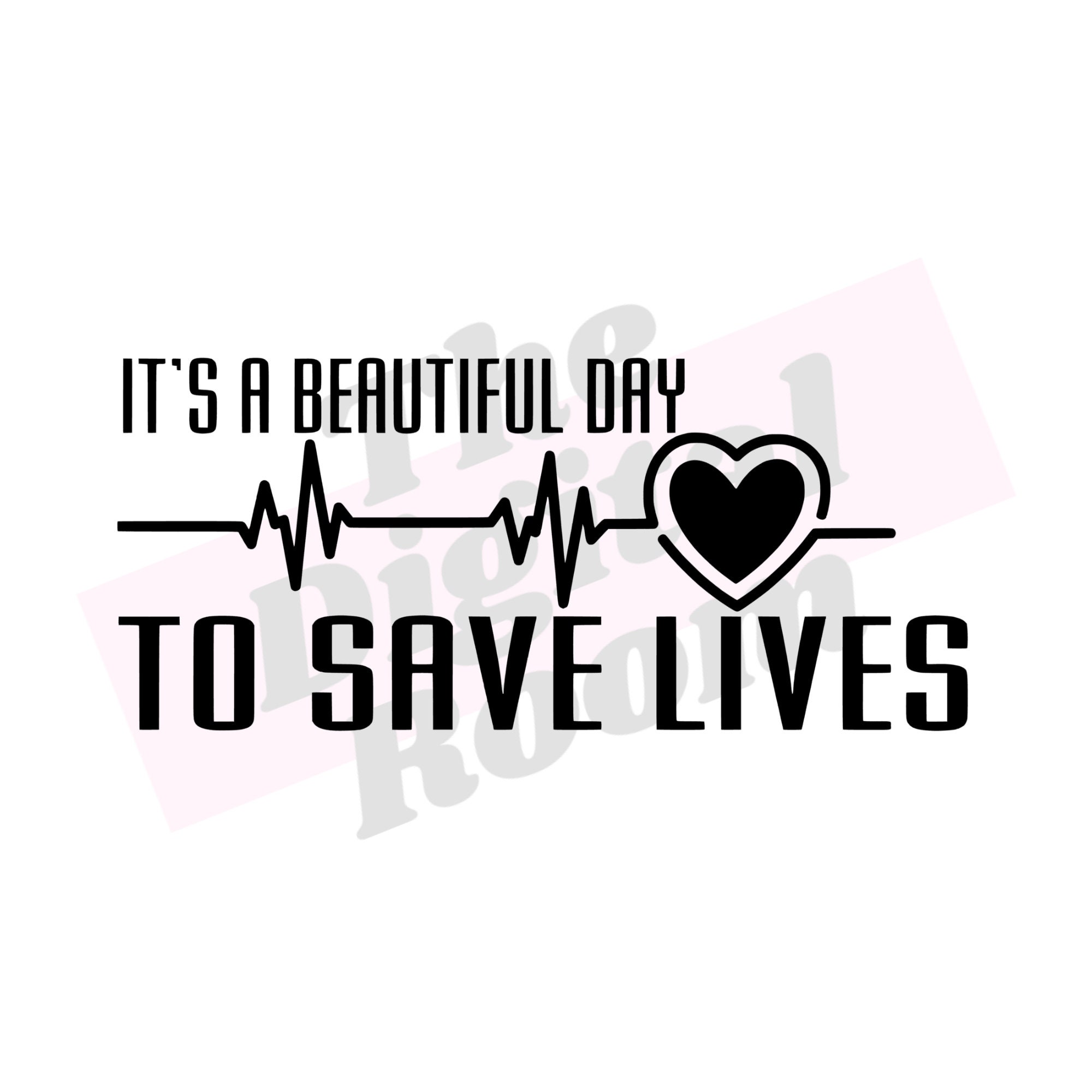 Its a beautiful day to save lives - Etsy Italia