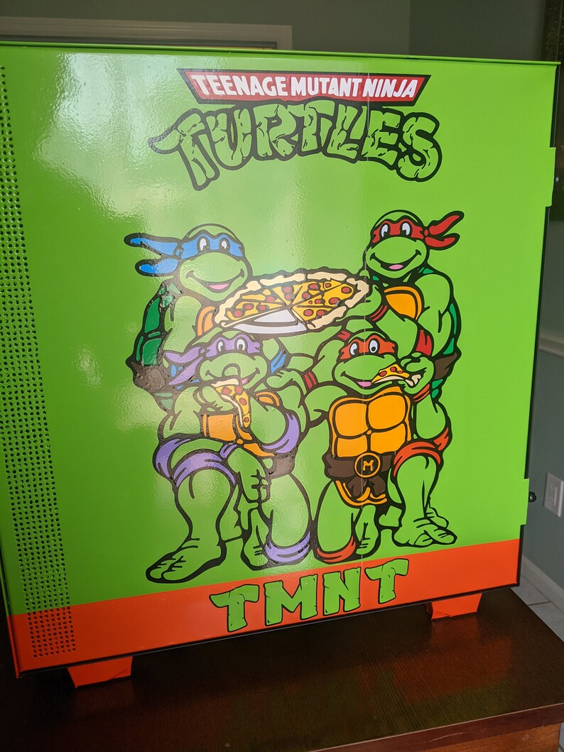 Custom Gaming PC Case Teenage Mutant Ninja Turtles TMNT Etsy
