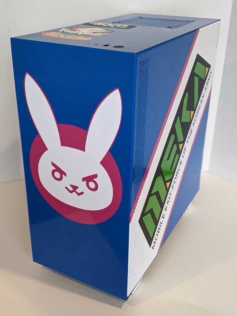 Custom Gaming PC Case Overwatch D.Va Theme 