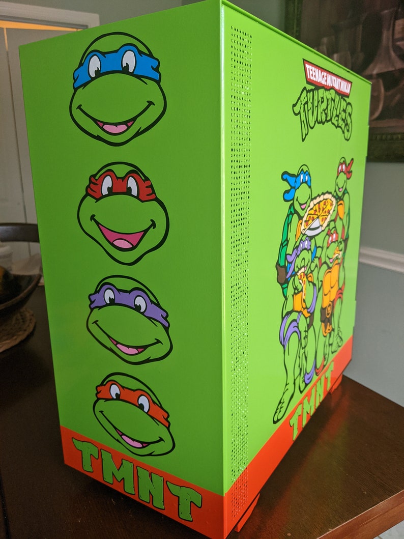 Custom Gaming PC Case Teenage Mutant Ninja Turtles TMNT Etsy