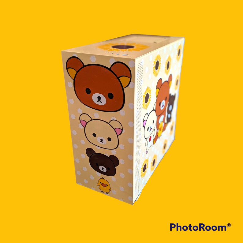 Custom Gaming PC NZXT H510 Case Rilakkuma Theme 