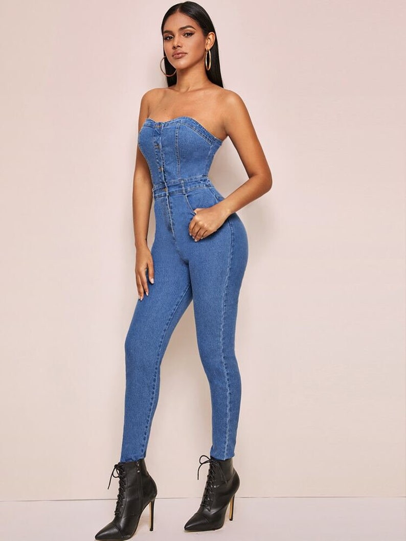 jeans jumpsuit