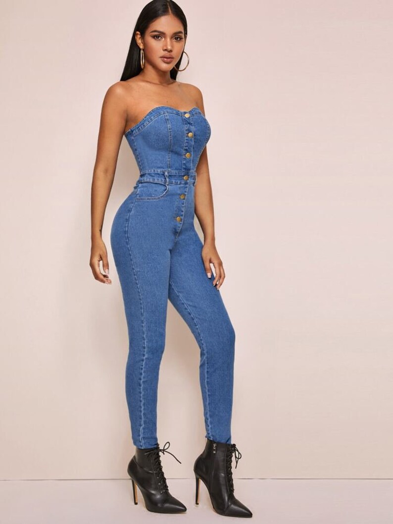 jeans jumpsuit