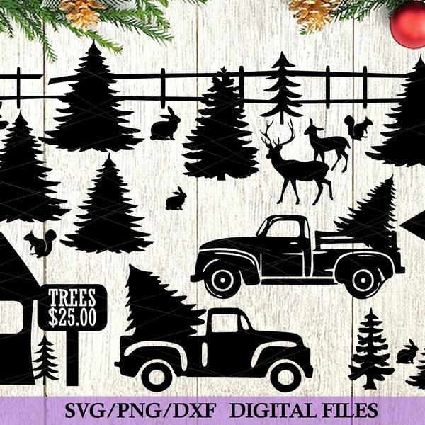 Christmas Tree Farm Svg ,Png, Shadow Box svg, Christmas Sign svg,Silhouette,Cricut,Instant Download,Png, Christmas Trucks, Christmas Animals Christmas Tree Farm Svg ,Png, Shadow Box svg, Christmas Sign svg,Silhouette,Cricut,Instant Download,Png, Christmas Trucks, Christmas Animals
