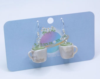 Matcha Latte Earrings