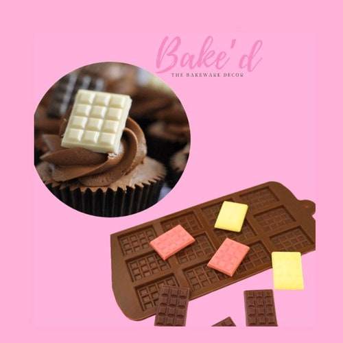 10 Chocolate Mini Bars Set Mix Mold Silicone Mould for Etsy