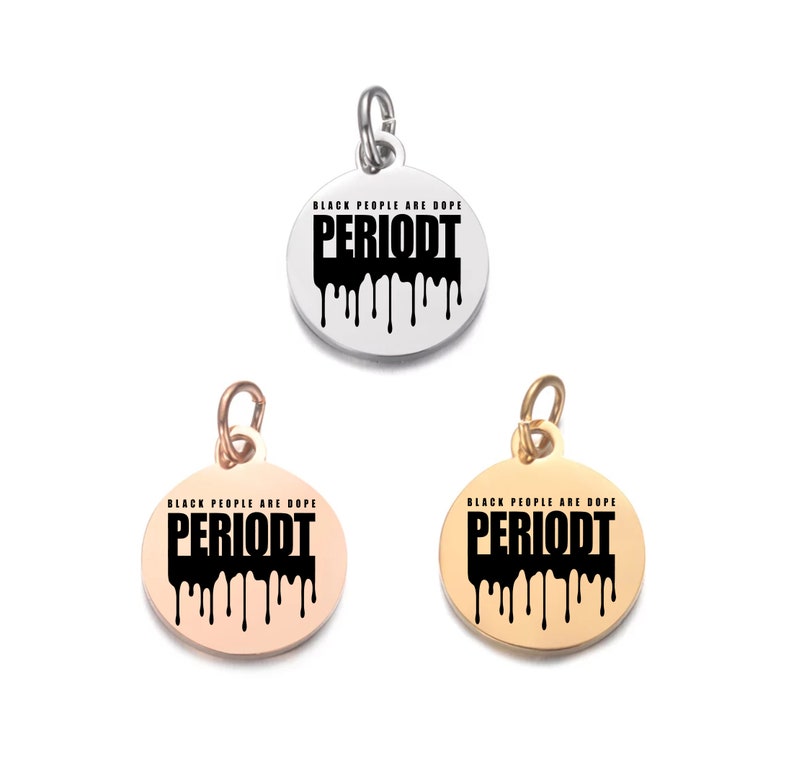 Personalized Charms Laser Engraved Charms Jewelry Supplies I/'m Black Mixed With Black Gold-Silver-Rose Gold Charm Melanin Charm
