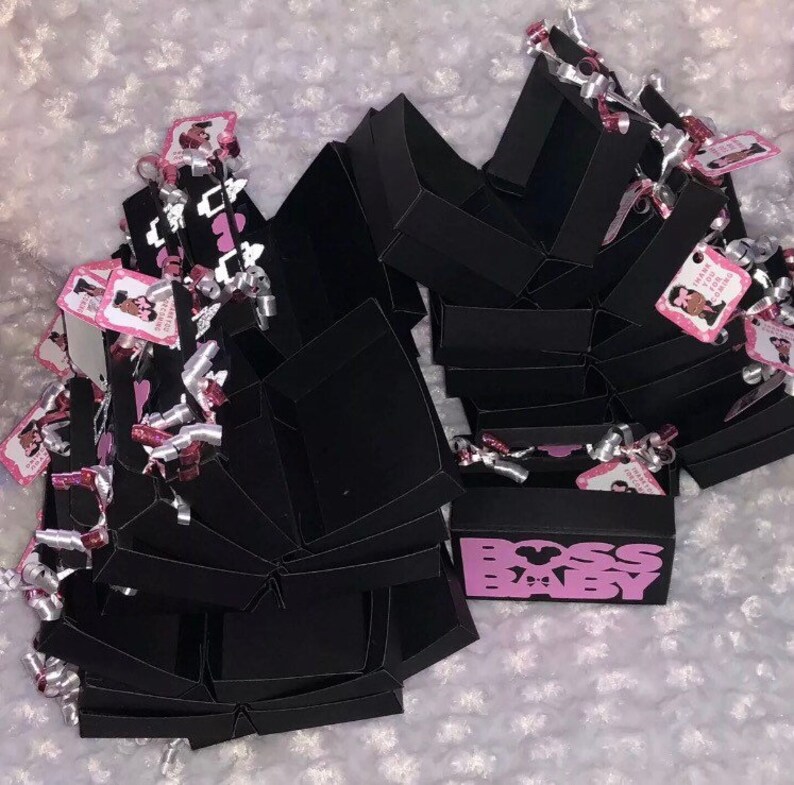 Boss Baby Suitcase Party Favor Box Baby Shower Birthday Party Etsy