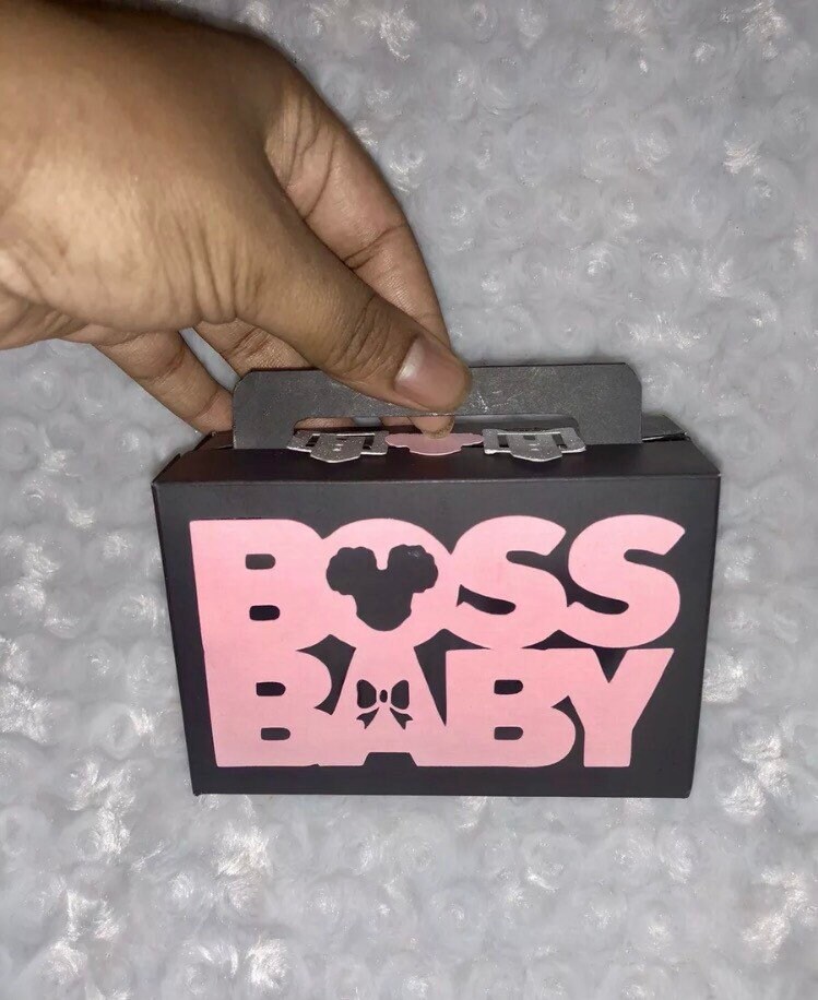 Boss Baby Suitcase Party Favor Box Baby Shower Birthday Party Etsy