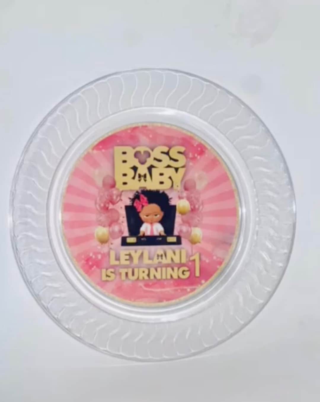 Personalized Party Plates Etsy