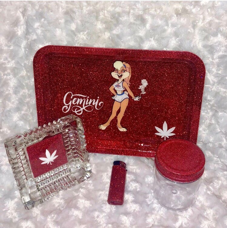Custom Weed Rolling Tray Set Etsy