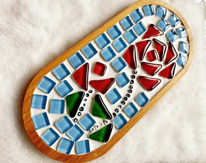 DIY Mosaic Coaster, DIY Tray, Mosaic Glass Diy Kit Mosaic Diy Kit Etsy