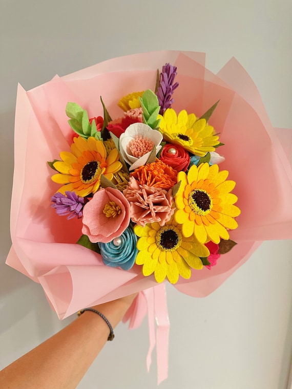 Felt Flower Bouquet Kit