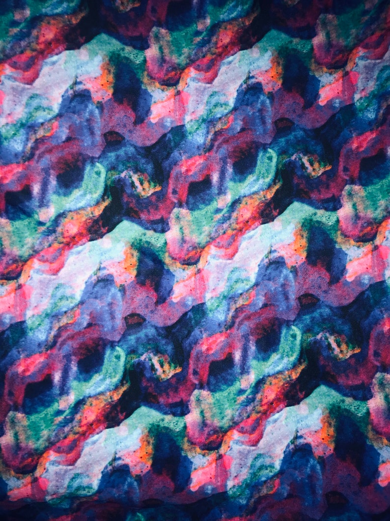 Tie Dye 4 Way Stretch Nylon Lycra Polyester Spandex Apparel Craft Fabric By The Yard
