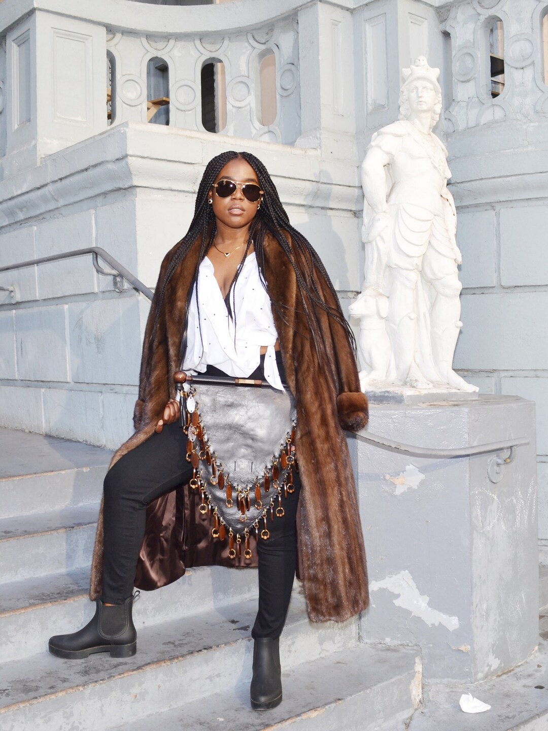 Full Length Mink Fur Coat in Natural Ranch Brown medium large Real Fur Vintage Premium Quality Luxurious Classic Sophisticated Etsy Canada