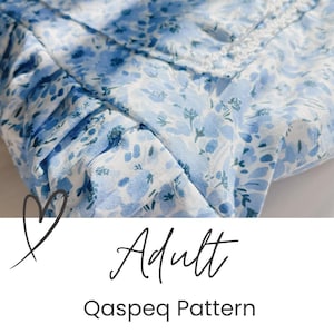 Qaspeq Kuspuk Pattern - PDF Printable - Alaska Native Dress - Adult Atikluk