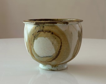Cuenco decorativo y macetero de Studio Pottery - Firmado