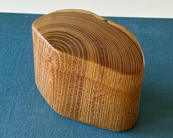 Caja False Bay de Richard Nevels, madera de acacia, caja hecha a mano.