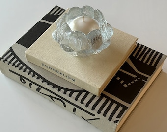 Holmegaard Water Lily Glass Candleholder - Diseño moderno danés