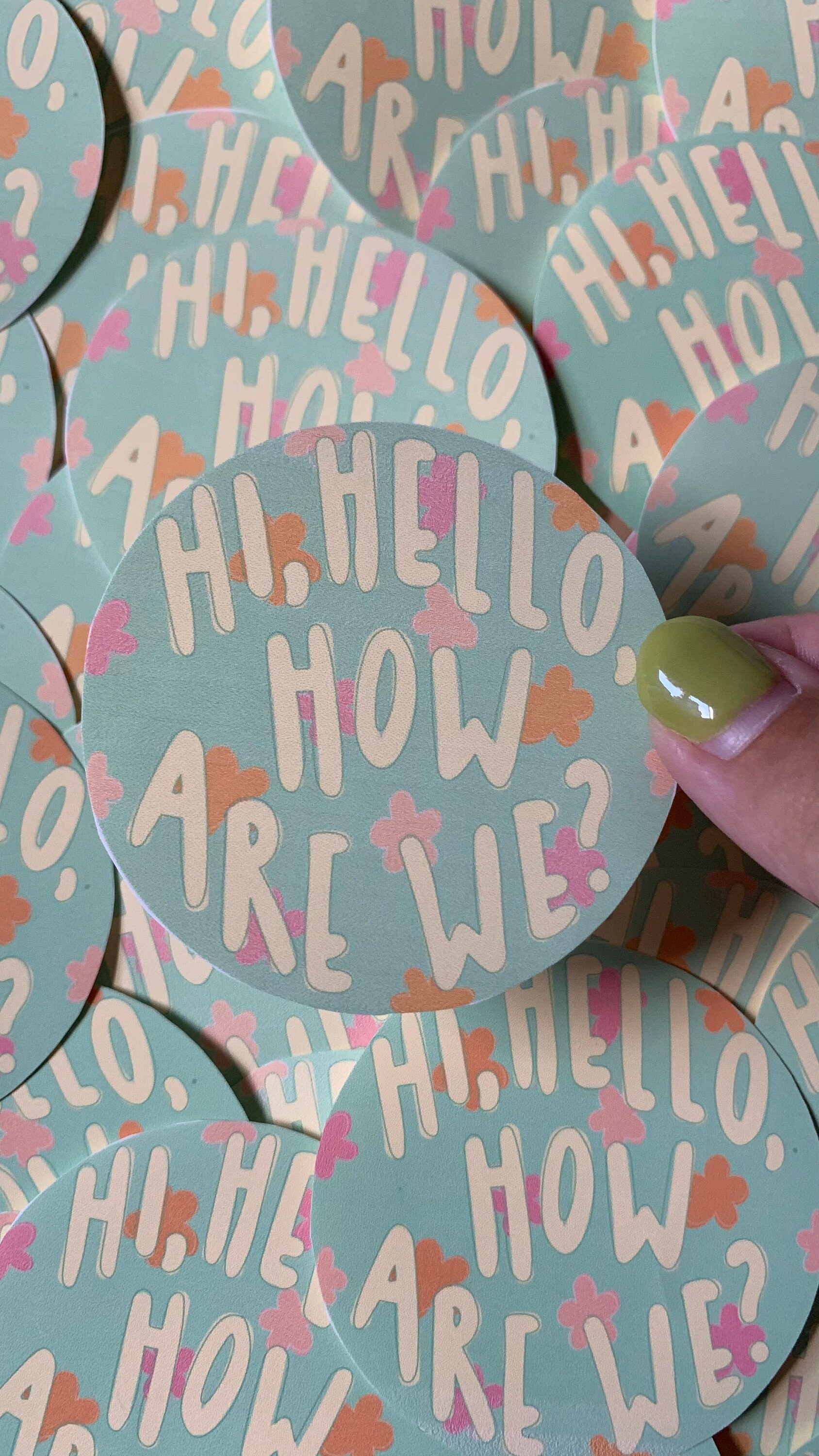 Hi, Hello, How Are We? sticker