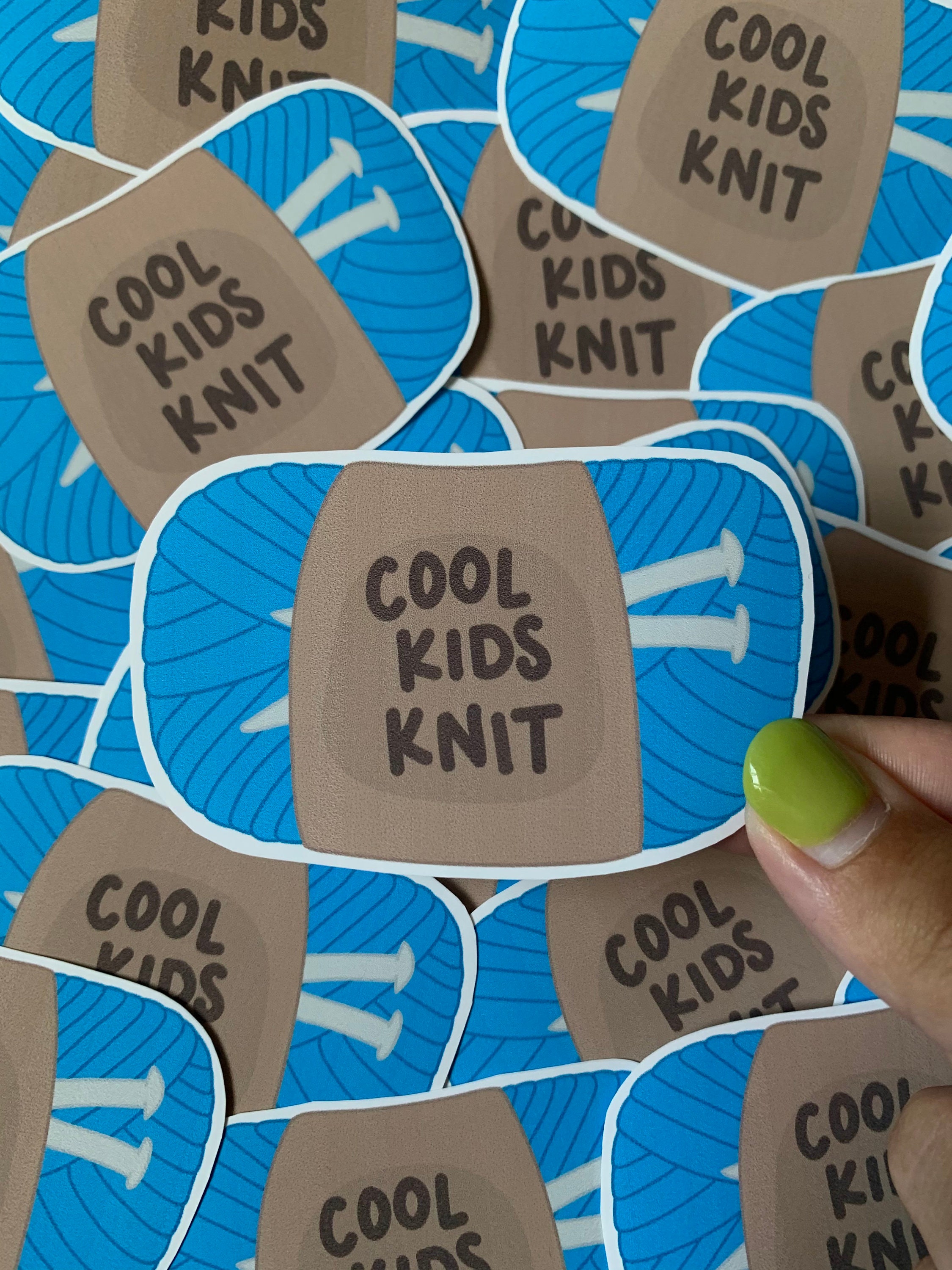 Cool Kids Knit sticker