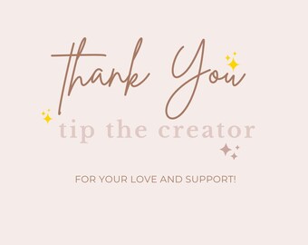 ¡Dale propina al Creador/Donación!