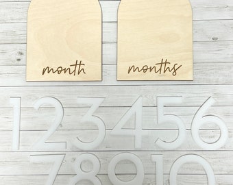 Arch Monthly Milestone Photo Props