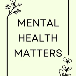 Mental Health Matters Print No.1
