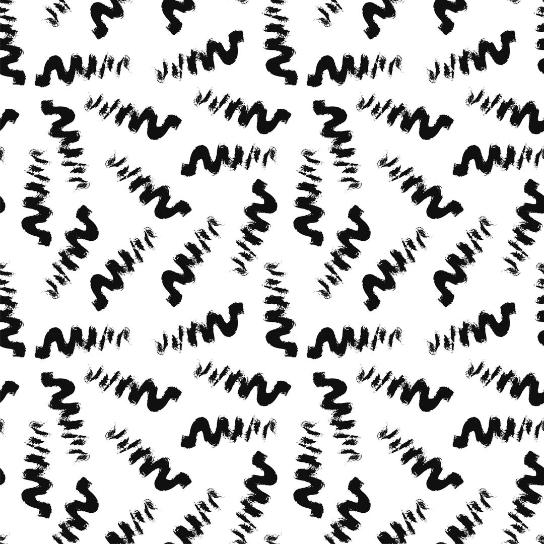 Digital Black and White Squiggle Vellum or Background for Your Etsy