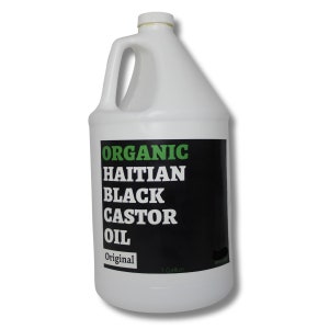 100% Pure Black Organic HAITIAN CASTOR OIL (Palma Christi) Characteristic Color & Odor - 1 Gallon