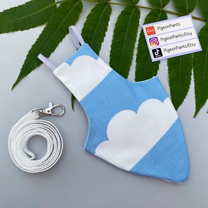 Pigeon Pants | The leash is not included in the set. Bird Diaper Flight Suit Clothes, dove pants Parakeet Parrot