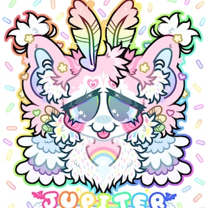 Custom Digital Furry Art Commission, Fursona Bust-shot/headshot Icon, Chibi Cute Furry Art, Oc Art, Fursona Art (Quick and Cheap!)