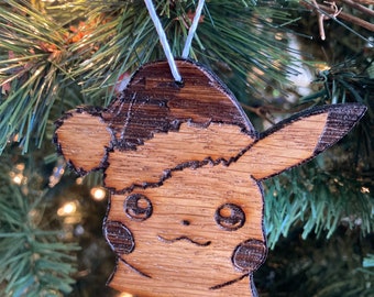 Pikachu Christmas Santa Ornament