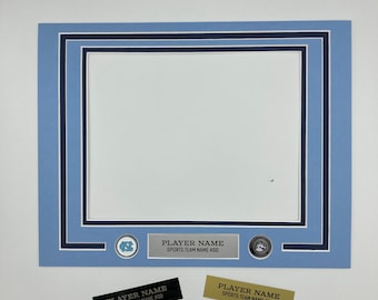 UNC North Carolina Matting for Memorabilia