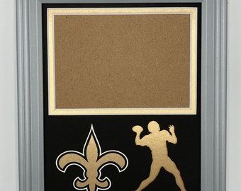 New Orleans Saints Silhouette Photo Frame