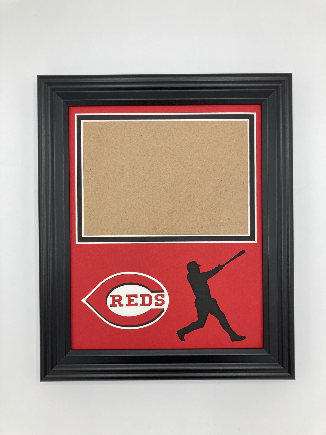 Cincinnati Reds Silhouette Photo Frame - Etsy