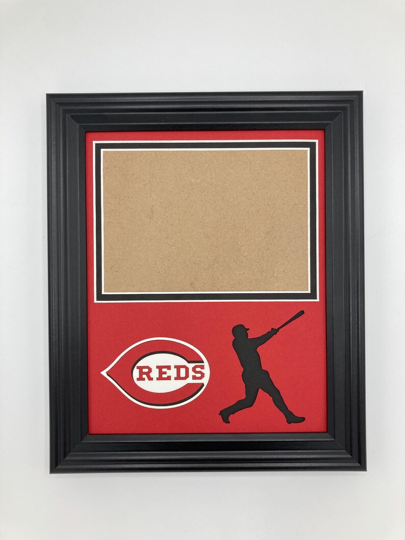 Cincinnati Reds Silhouette Photo Frame - Etsy