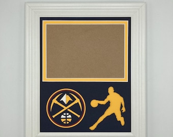 Denver Nuggets Silhouette Photo Frame