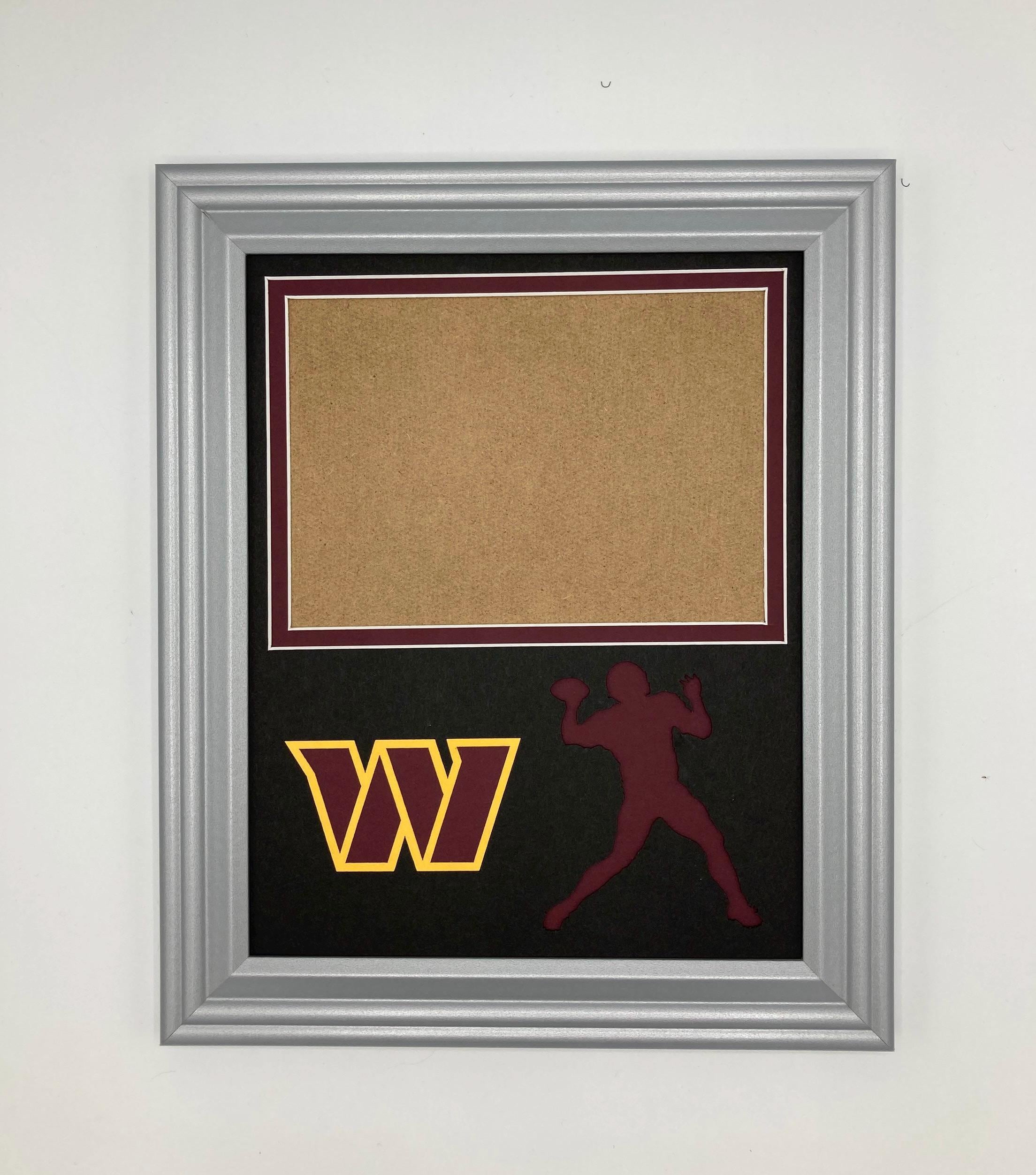 Washington Commanders Silhouette Photo Frame - Etsy