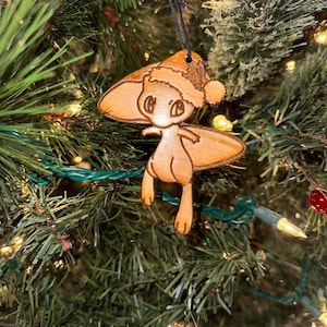 Mew Christmas Santa Ornament