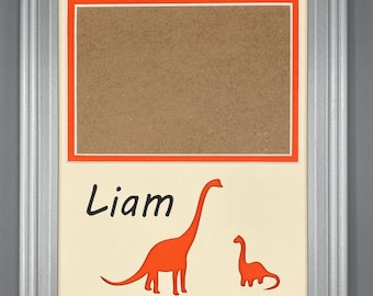 Custom Text Dinosaur Photo Frame