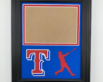 Texas Rangers Silhouette Photo Frame